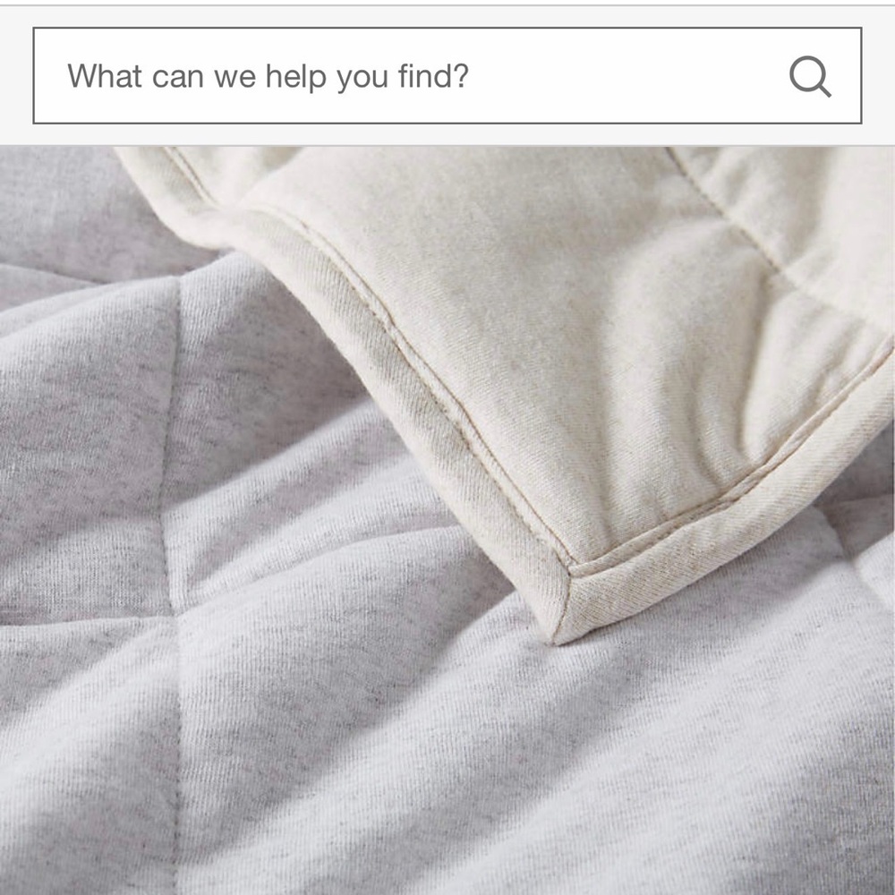Crate&Barrel Soft Cream Comforter - Picture 9 of 13